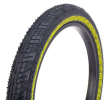 Покрышка 20x2.40 Fiction ALTAS HP, черная с салатовой полосой