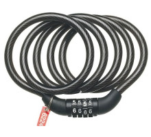 Кодовый замок Green Cycle GLK-140 с тросом 8ммх100см, черный