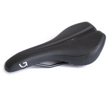 Седло Green Cycle Active 270 х 150 мм, стальные рейлы, черное