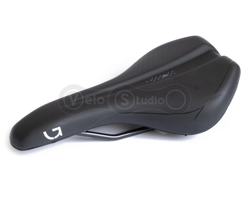 Седло Green Cycle Active 270 х 150 мм, стальные рейлы, черное