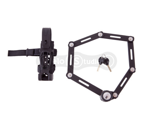 Замок Green Cycle GLK-501 складаний, секційний, чорний