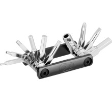 Мультитул Crankbrothers F10+, металлический кейс с открывалкой, черный
