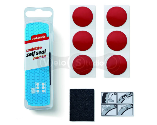 Ремкомплект Weldtite 01036 SELF SEAL, самоклеючі латки для камер