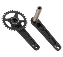 Комплект шатунів FSA AFTERBURNER MEGAEXO, 170мм, 32т, чорні