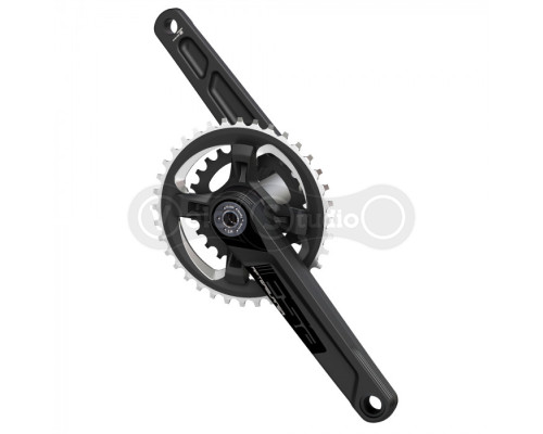 Комплект шатунів FSA AFTERBURNER MEGAEXO, 175мм, 36т/26т, чорні