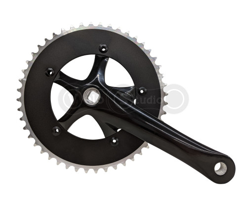 Шатуни PROWHEEL SOLID-248T-F-1 48T 175 мм чорні