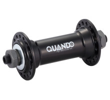 Втулка передняя Quando KT-A15F под V-brake 36H QR 108mm под эксцентрик алюмин черная