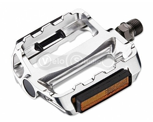 Педалі VP VP-469 9/16, BO, BS, Burnished Silver, BS, K-Mark, #8 ED Black Axle