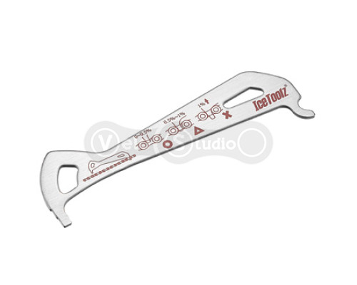 Ключ Ice Toolz 62C4 вимірник зносу ланцюга, нержавіюча сталь