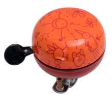 Дзвоник велосипедний Green Cycle GBL-359 оранжевий 60мм