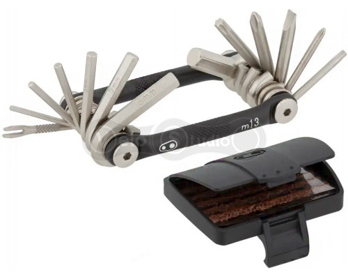 Мультитул Crankbrothers M13, 2/2.5/3/4/5/6/8мм, T10, T25, Phillips #1 #2, flat #2, черный