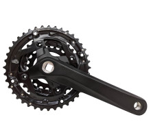 Шатуны PROWHEEL SUOLO-901 (9S) 175 мм, 22/30/40T чёрные