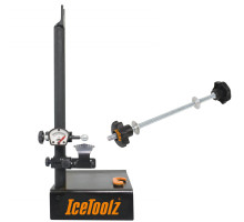 Верстат Ice Toolz E129T для спіцювання коліс з адаптером E127T під порожнисті осі