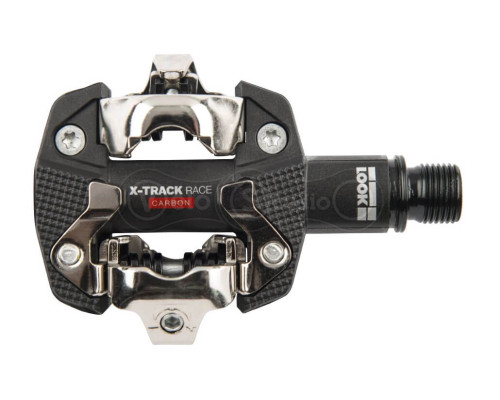 Контактные педали Look X-TRACK RACE CARBON, карбон, ось chromoly 9/16