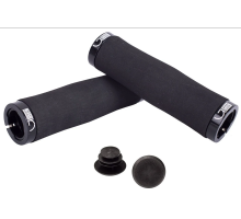 Грипсы Green Cycle GGR-413 130mm черные с двумя замками