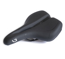 Седло Green Cycle Active Air 262 х 199 мм, стальные рейлы, черное