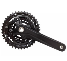 Шатуны PROWHEEL SUOLO-901 (9S) 170 мм, 22/30/40T чёрные