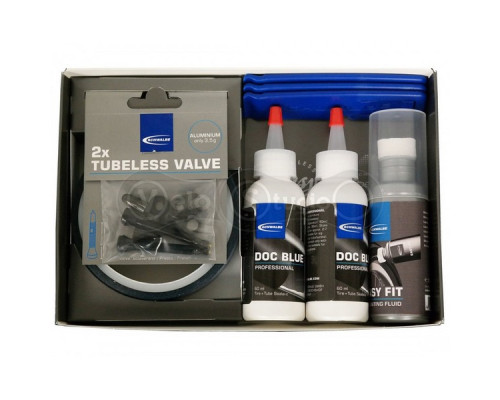 Набор Schwalbe TUBELESS EASY KIT 23, для установки бескамерных шин