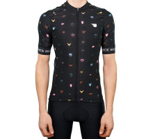 Джерсі Pride Fun, кор. рукав, чорне XS