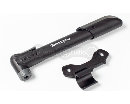 Мінінасос Green Cycle GPM-001 пластиковий, presta+schreder, чорний