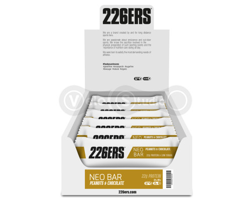 Батончик 226ERS Neo Protein арахіс/шоколад 50г 24шт/упаковка 1200г