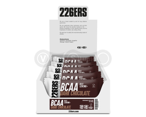 Батончик 226ERS Endurance Fuel BCAA Energy чорний шоколад 60г 24шт/упаковка 1440г