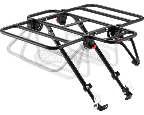 Багажник передний Green Cycle GCR-501 алюминиевый раскладной, 26-29