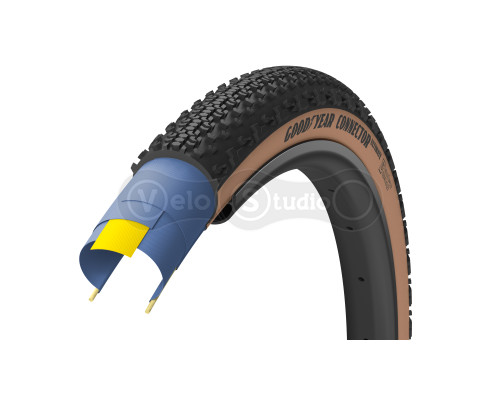 Покришка 700x50 (50-622) GoodYear CONNECTOR Ultimate Tubeless Complete, Blk/Tan