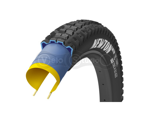 Покришка 27.5x2.4 (61-584) GoodYear MTR Trail Tubeless Complete, Black
