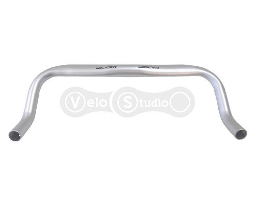 Руль ZOOM DR-AL-149BTFOV fixed-gear 420x31.8мм алюмин. silver