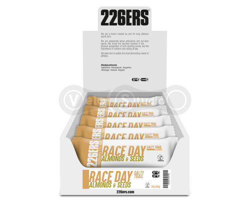 Батончик 226ERS Race Day Salty trail Energy мигдаль 40г 30шт/уп 1200г