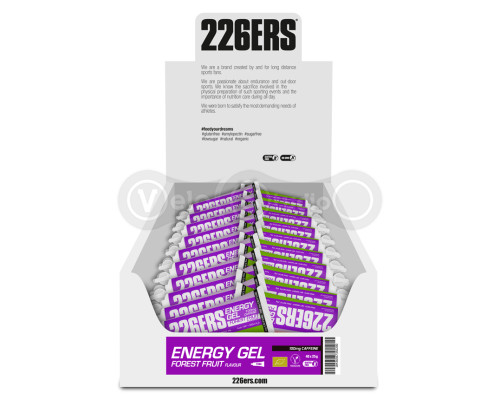 Гель 226ERS Energy 100мг кофеїну лісові ягоди 25г тюбик 40шт/упаковка 1000г