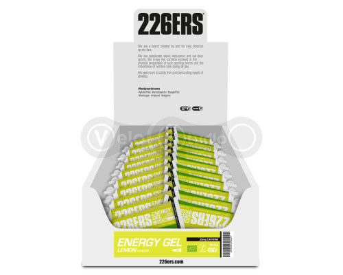 Гель 226ERS Energy 25мг кофеина лимон 25г тюбик 40шт/упаковка 1000г