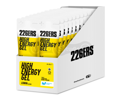 Гель 226ERS High Energy 50г углеводов лимон 76г 24шт/упаковка 1824г