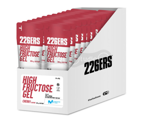 Гель 226ERS High Fructose 55г вуглеводів 160мг кофеїну вишня 80г 24шт/упаковка 1920г
