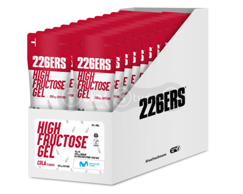 Гель 226ERS High Fructose 55г вуглеводів 100мг кофеїну колу 80г 24шт/упаковка 1920г