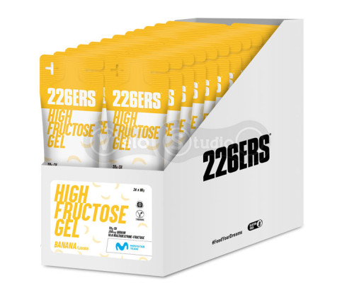 Гель 226ERS High Fructose 55г вуглеводів банан 80г 24шт/упаковка 1920г