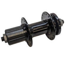 Втулка задняя Quando KT- CU8R 135x10 QR, 36H, 11S, 6 болтов, черная