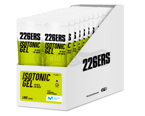 Гель 226ERS Isotonic Energy 22г вуглеводів лайм 68г 24шт/упаковка 1632г