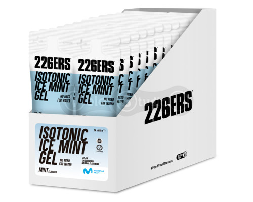 Гель 226ERS Isotonic Energy Ice 22г углеводов мята 68г 24шт/упаковка 1632г