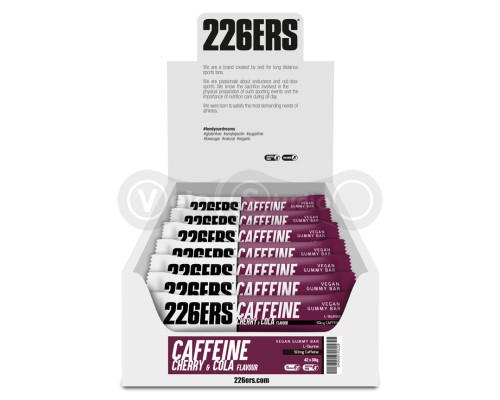 Желе 226ERS Vegan Gummy Electrolytes 50мг кофеїну вишня/кола 30г 42шт/упаковка 1260г