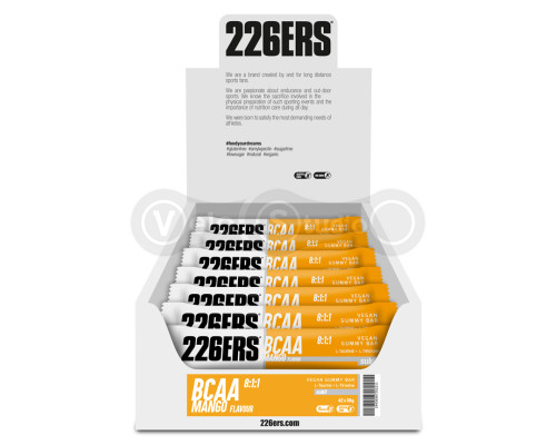 Желе 226ERS Vegan Gummy Electrolytes BCAA манго 30г 42шт/уп 1260г