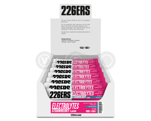 Желе 226ERS Vegan Gummy Electrolytes полуниця 30г 42шт/уп 1260г