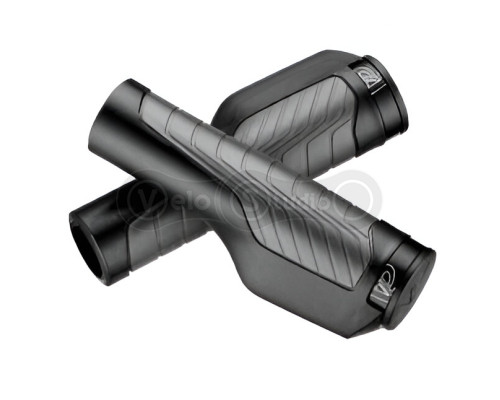 Грипси VP VPG-ER05A, анатомічні 133мм, з одним замком, сіро-чорні