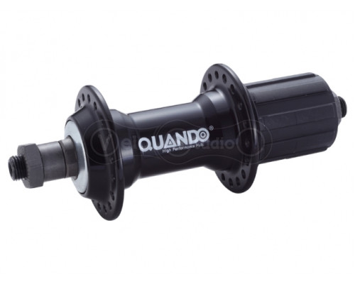 Втулка задняя Quando KT-AYER 8/9/10S 36H, QR, черная