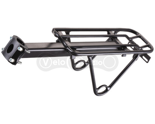 Багажник Green Cycle GCR-401 консольный алюминиевый, на штырь 25,4 - 31,8, черный