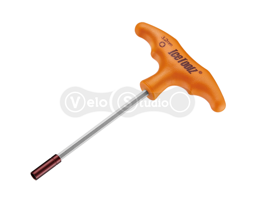 Ключ для спиц Ice Toolz 12C7 с Т-образной ручкой для шестигранных ниппелей 5.5mm