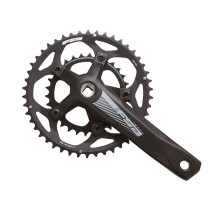 Шатуни FSA TEMPO SUPERCOMPACT, 172,5мм, 46т/30т, чорні