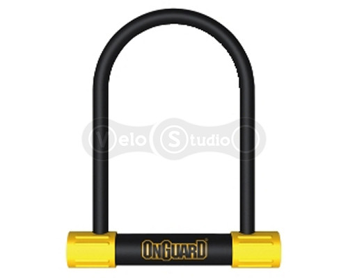 Замок U-образный Onguard BULLDOG STD LM размер скобы 115 x 230мм, толщина 11мм, поворотное крепление на раму, 4 ключа + 1 с подсветкой