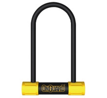 Замок U-образный Onguard BULLDOG Medium размер скобы 90 x 175мм, толщина 13мм, поворотное крепление на раму, 4 ключа + 1 с подсветкой